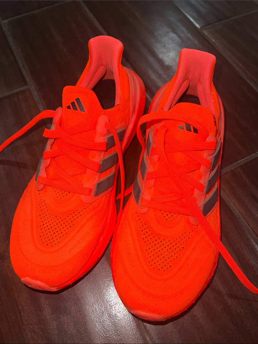 adidas Neon Orange Women's Running Sneakers